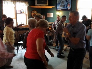 Members of the Wing Nuts perform at the Riutta Memorial Jam