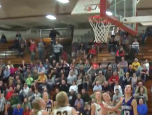 Calumet's Wickstrom watches her game-winning shot.