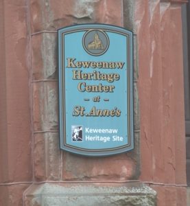 Keweenaw Heritage Center--St Anne