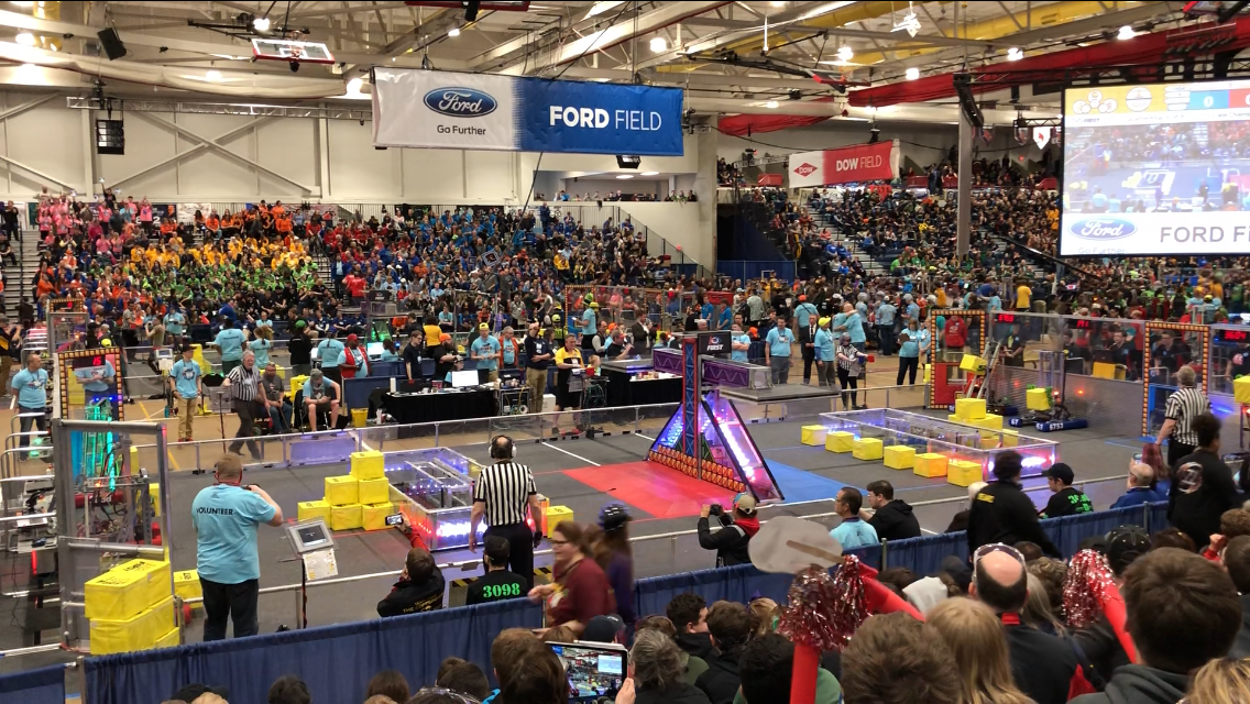 Calumet Copperbots Celebrate FIRST Robotics State Championship