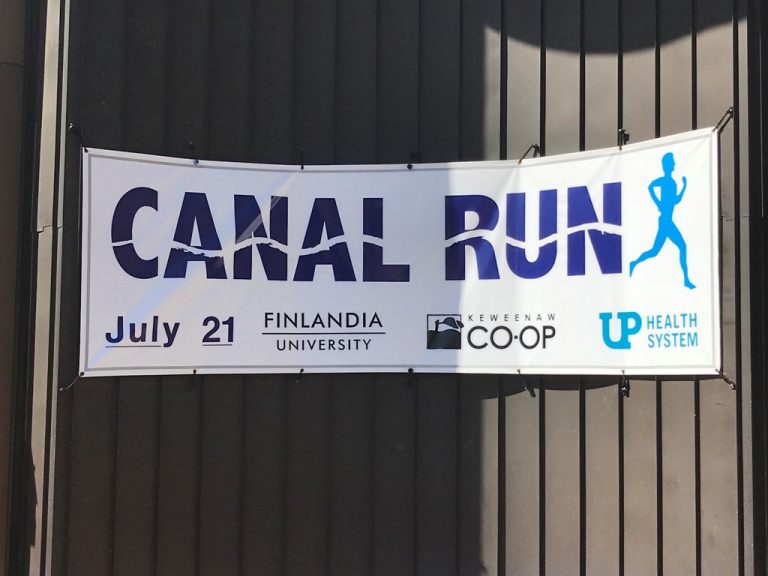 Canal Run Finish Line At McLain State Park Keweenaw Report