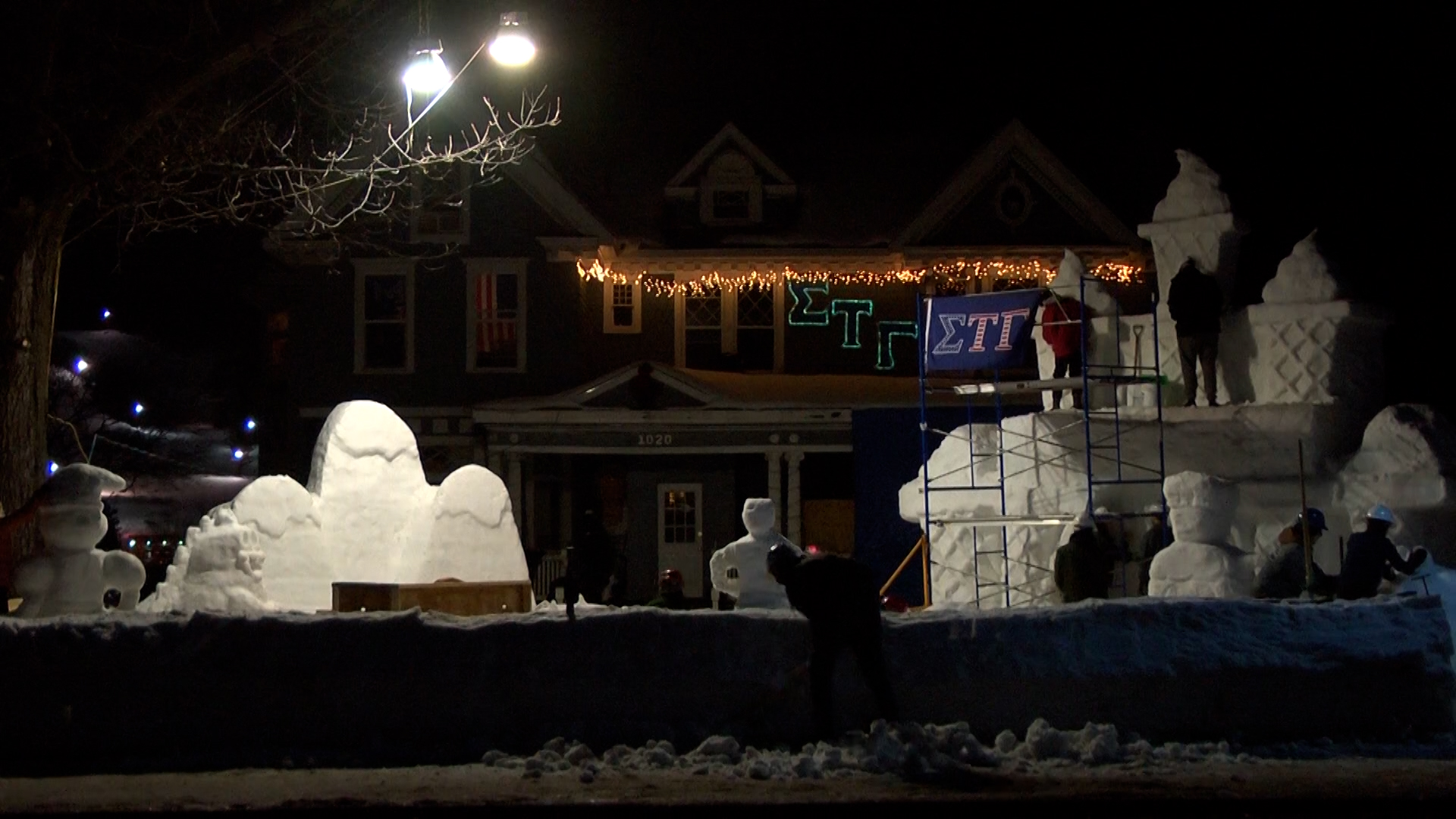 Phi Kappa Tau Claims Winter Carnival Statue Crown - Keweenaw Report