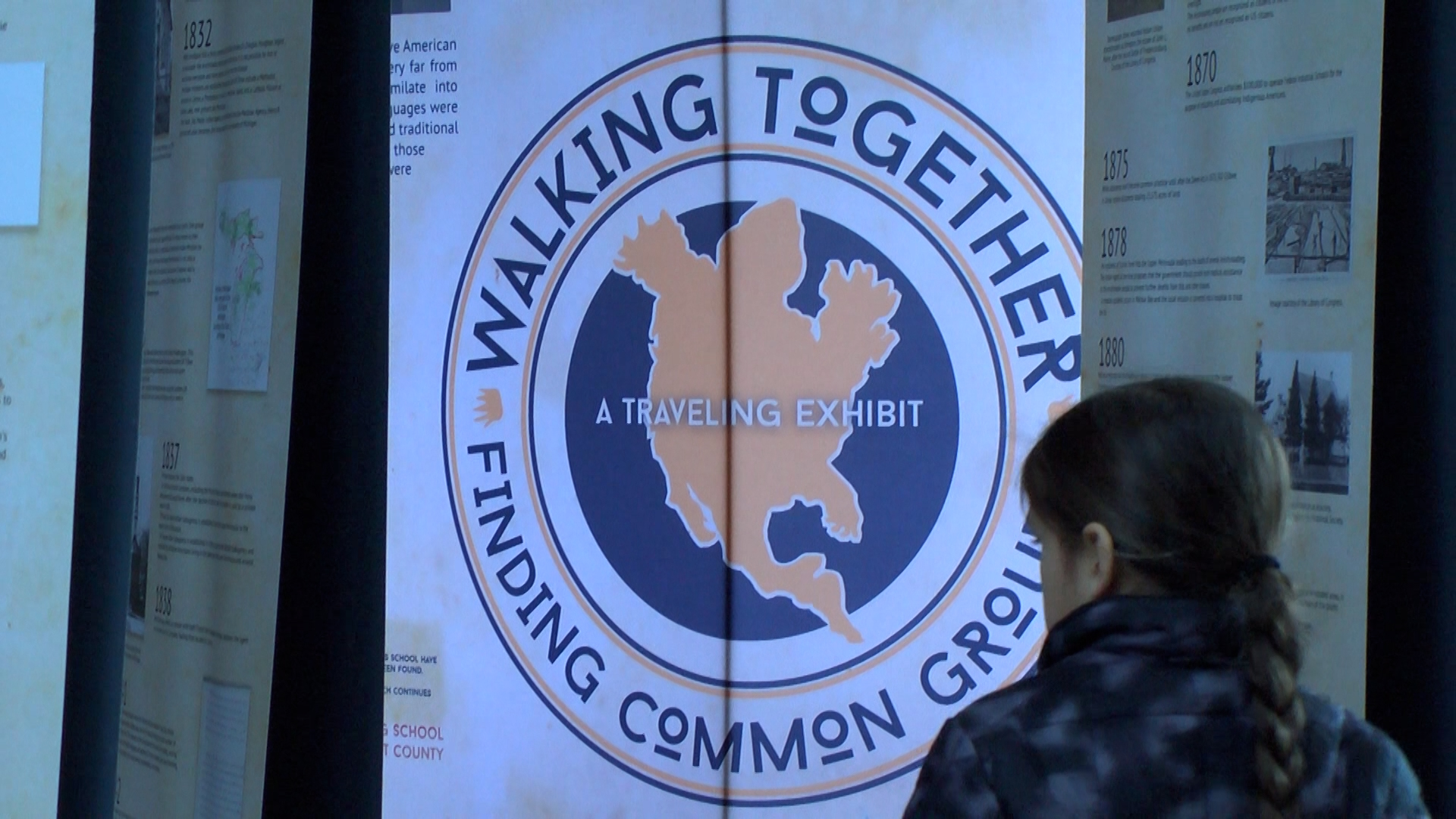 Walking Together Finding Common Ground Traveling Exhibit Debuts at KBIC